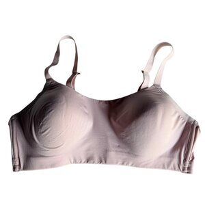 Knix Bra Womens XL Rose Water Pink Seamless Wireless Lightly Padded Bra